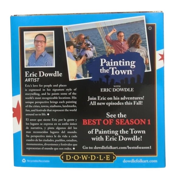 Dowdle "Chicago Bean" Millennium Park 500 Piece Jigsaw Puzzle 16x20 Made in USA - Picture 2 of 4